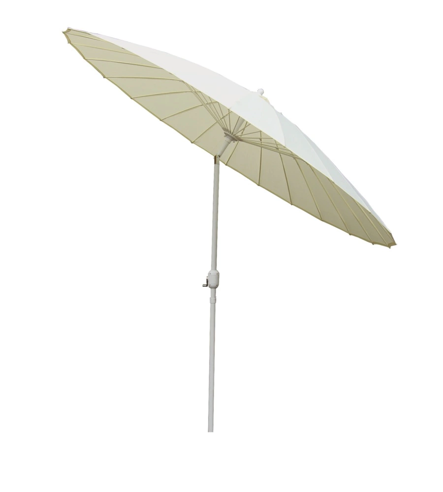 OMBRELLONE DA GIARDINO ORIENTABILE EUROGARDEN IN POLIESTERE ECRÙ 300X300 CM